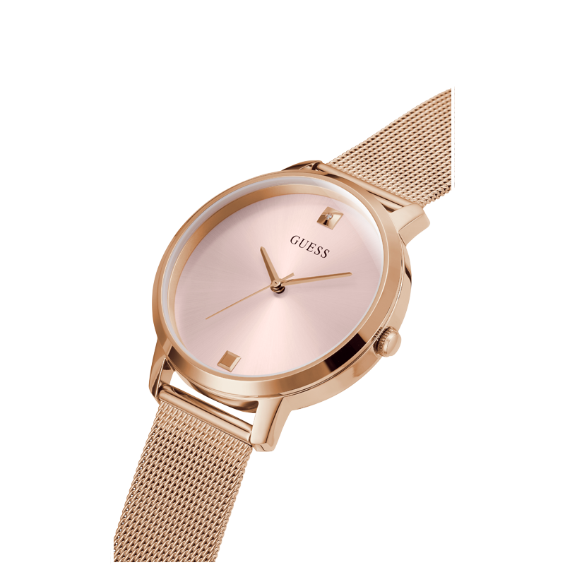 Womens rose gold mesh watch hotsell