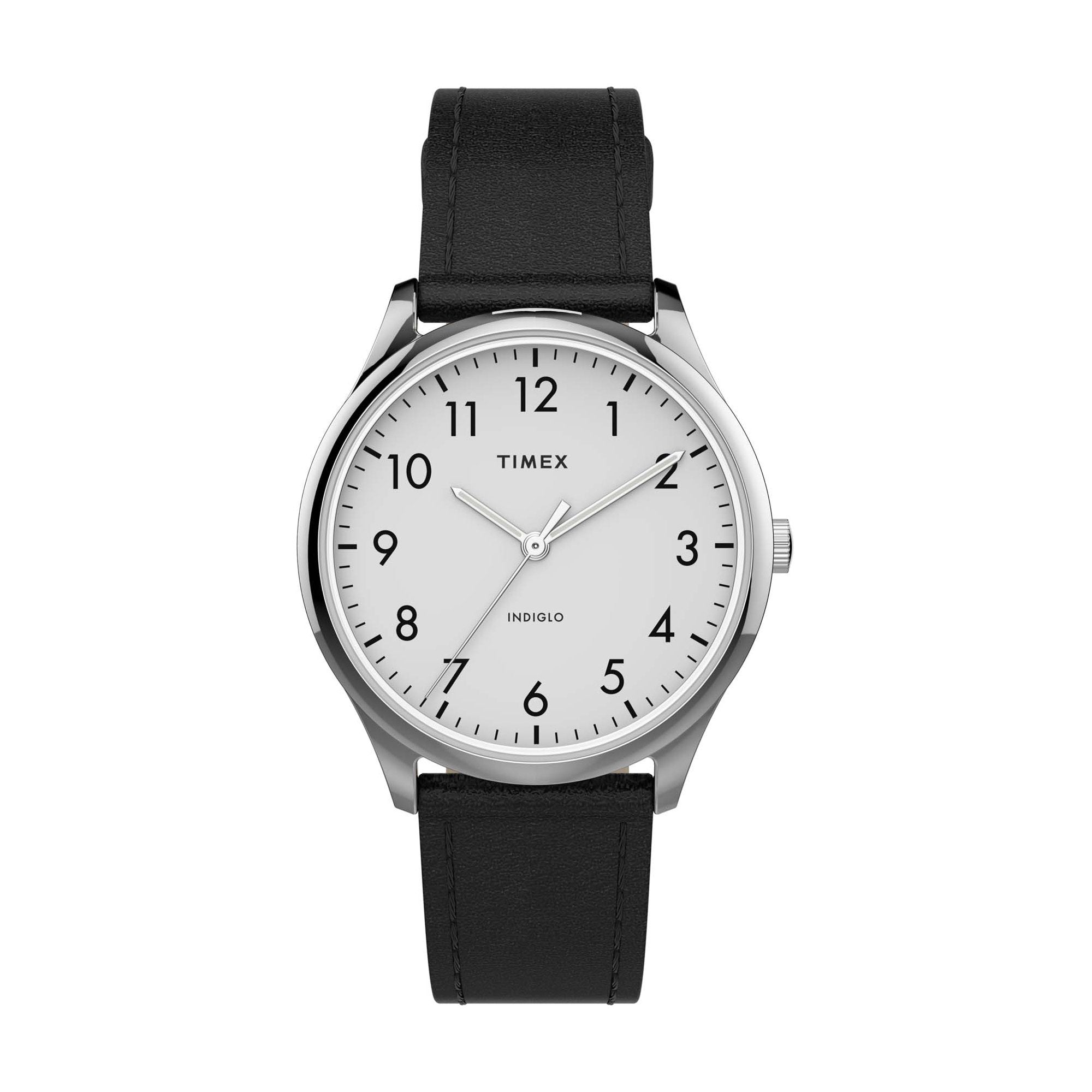 Modern Easy Reader 32mm(16mmLeather Strap)Silver-Tone Case TW2T72100
