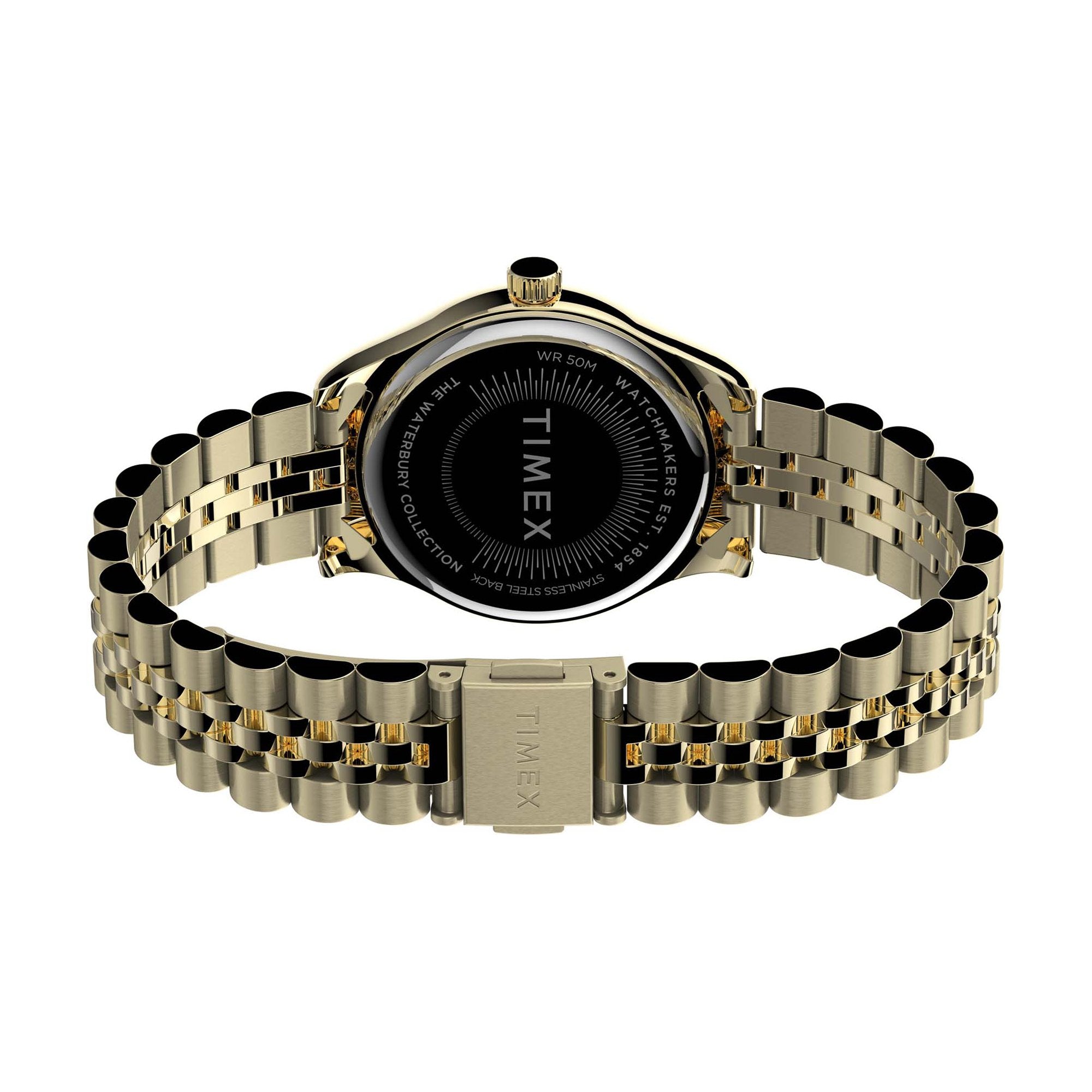 Waterbury traditional 34mm best sale stainless steel bracelet watch