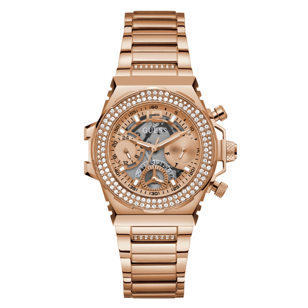 Mens guess watch deals with diamonds